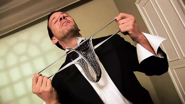 Hot international girl whispers in his ear and rides his cock