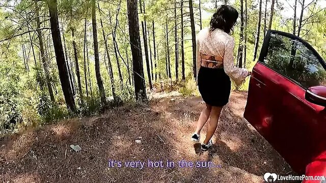 Roadside Fuck - Finally Bangs Her in His Car