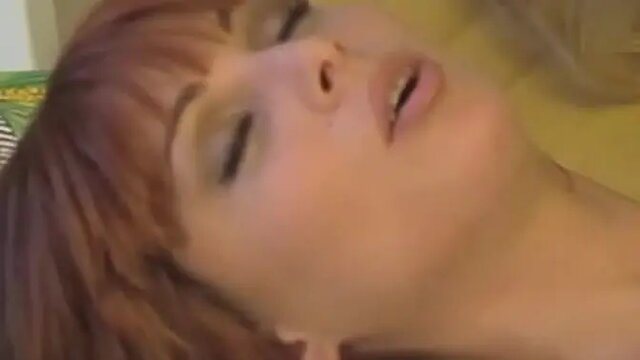 European MILF and nerd give blowjob in threesome