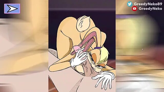 3D anime waifu Lola Bunny gets pounded hard in her first love story