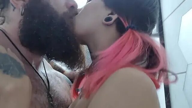 Delicious Fuck in the Shower, with Anal and Cumshot in My Face!! - with Iron-biker