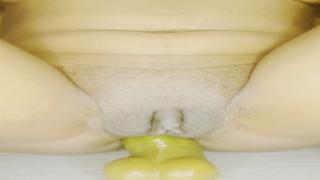 Dark-skinned siren savagely defiles her juicy derrière in a sordid, homemade anal👌 escapade