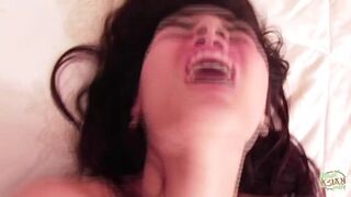 Tiny Latina Chick Gets DP'd for 1st Time, Begs for More BBC