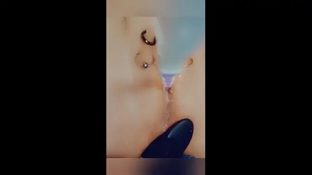 German slave girl's peehole and anal training