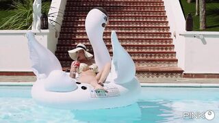 Triple XXX-otic romp with bodacious Marica Chanelle getting it up her backside