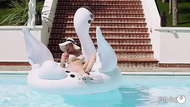 Marica Chanelle gets fucked in the ass during a sexy outdoor threesome