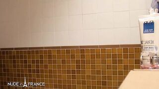 Thirsty voluptuous black-haired babe thoroughly penetrated and creamed for her homemade XXX film in first-person perspective