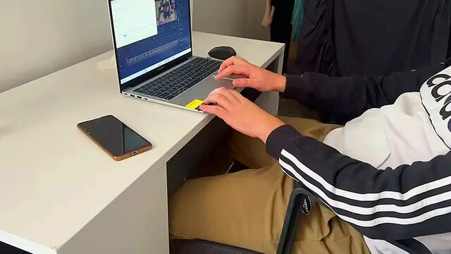 Blonde sucks boyfriend's big dick and gets a creampie