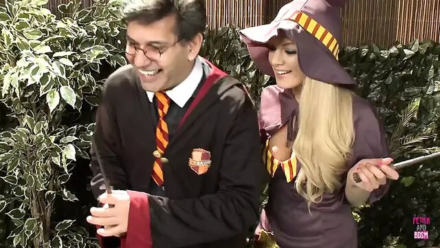 Minted Sorceress rides huge dong at phenomenal orgy