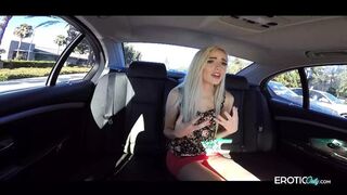 I have to drive this blonde beauty home and since we get along very well, I ravage young vagina🌮️ in the vehicle