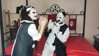 Clown's raw anal👌 assault leaves girlfriend cumming hard