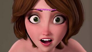 Dirty Cass Gets DP'd By Three Uncut Cock🍆 Monsters