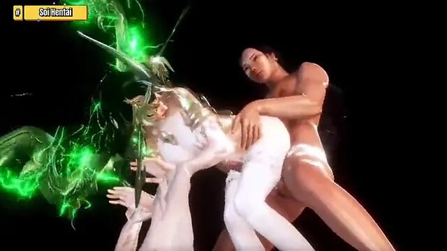 Green Arrow Goddess gets a giant fuck and creampied in 3D hentai