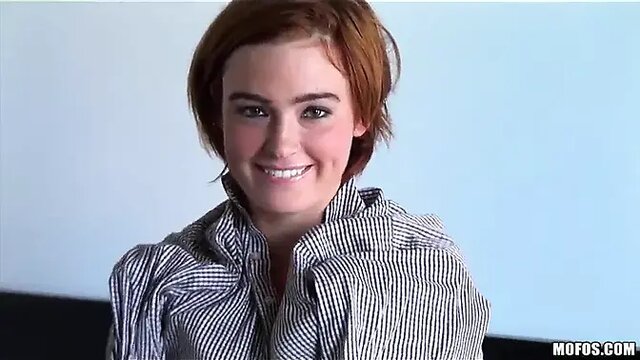 Perky redhead amateur Jodi Taylor gets ass railed in hardcore anal scene