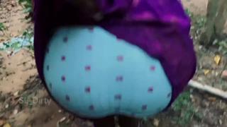 Slutty Lanka lady plays with gigantic melons on camera