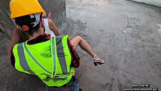 I gladly submit to rough construction worker's unbridled lust, surrendering my posterior to his primal urges