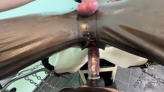 Martina's rectal ravishment courtesy of buxom beauty Hanna Engels