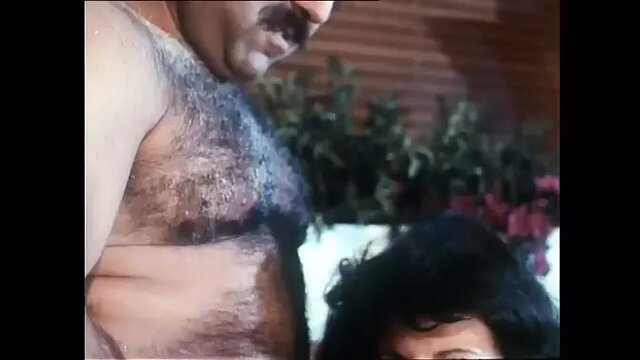 Two huge cocks pound hot MILFs' hairy pussy asses