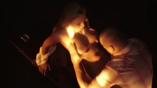 Julia de Luca in horny threesome and anal fucking