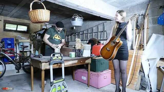 Alice Maze gets fucked hard in naughty MILF threesome with DP and pissing