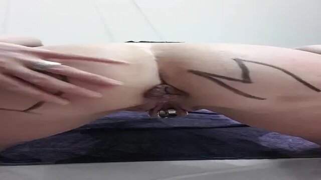 Milf Julie plays anal games with young stud