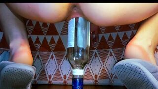 Hot 18-Year-Old Banging Her Man's Big Dildo