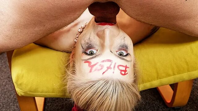 crazy bitch extreme face fucked