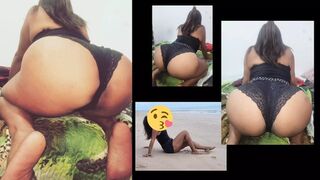 Petite milf's ass🍑 gaped by her husband’s friend's penis🌭
