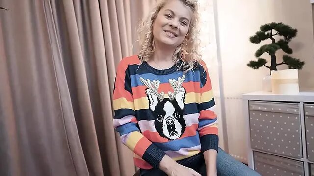 Jasmin German Blonde Adult Woman Playing with Herself