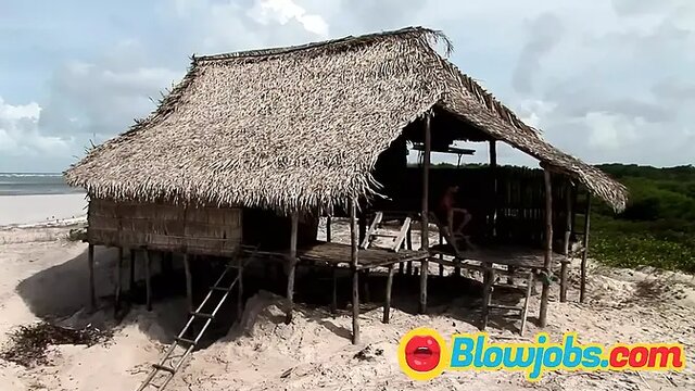 Two brunette sluts with small tits in a wild group anal session