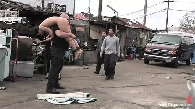 Julie Night - Roughly Fucked in the Junkyard