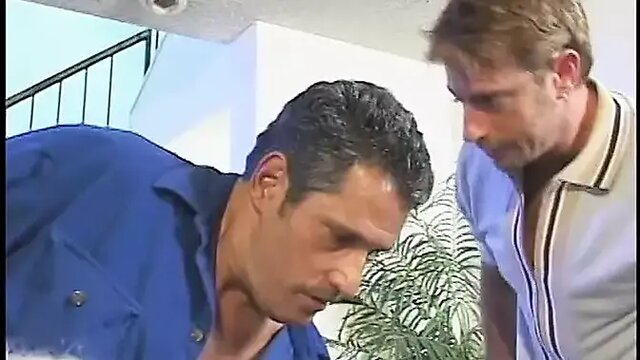 American porn star blond takes on two dicks