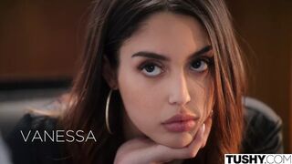 TUSHY Anal-obsessed Vanessa seduces her hot coworker Oliver
