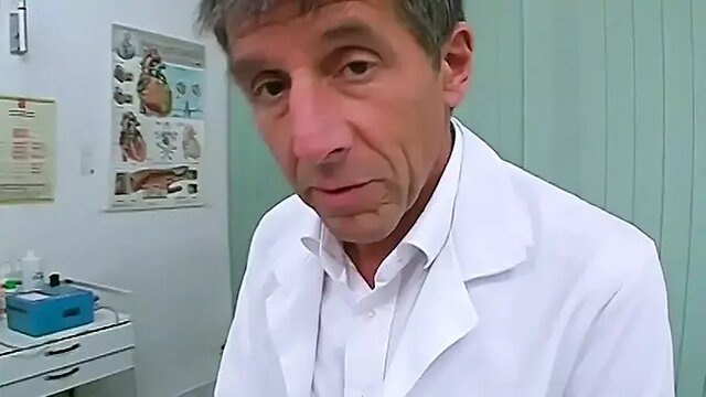 Dirty Doc's Big Cock Anal Exam for a Horny Receptionist