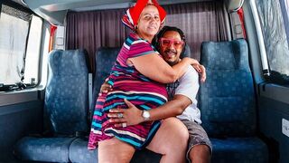 Anal Loving Mature Sucking My Dick on the Bus