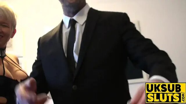 Blonde milf Scarla swallows cum after rough anal sex