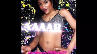 EBONY FEM PEGGING HIS CREAMING ASS WHILE HE SCREAMS