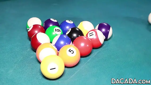 Dacada and Gina Swap Loads on the Pool Table