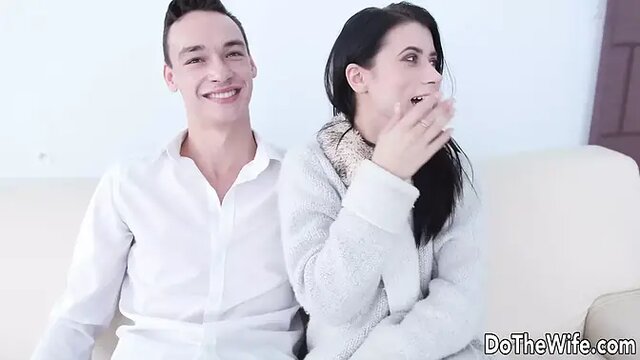 Cuckolded wife Nicole Black gets her ass filled