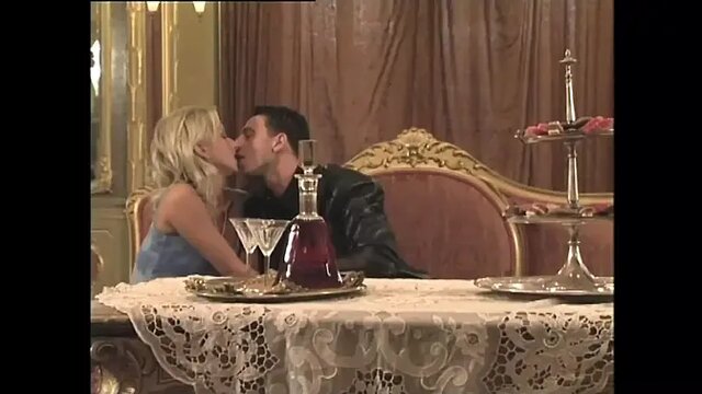 Blonde takes mirror best anal fuck with cream pie on pussy