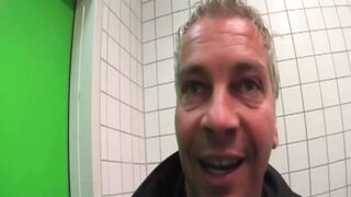 Hot Sex in a Public Restroom