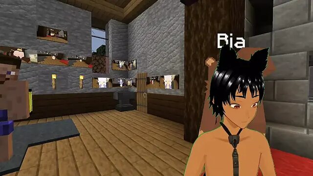 Bia gets fucked in animated Minecraft world