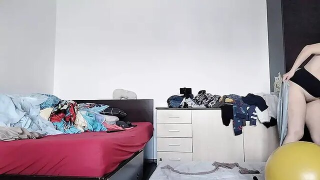 Hairy Sexy MILF Masturbates and Fingers Her Ass for the First Time