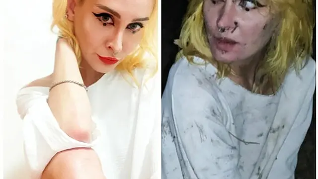 Wild dirty stroll (humiliation &mdash;  spit &mdash;  piss &mdash;  public &mdash;  trash &mdash;  explicit) - teaser