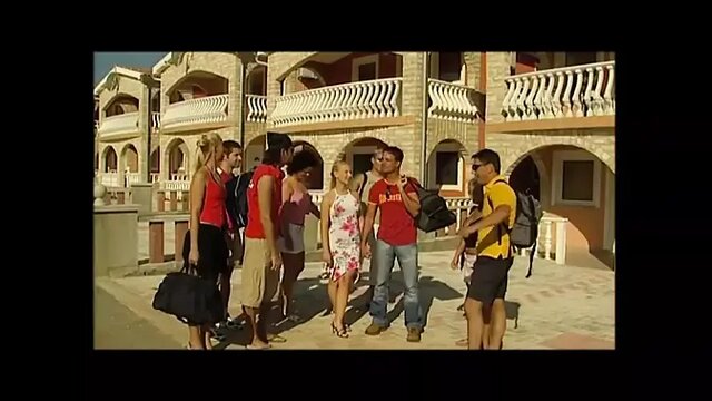 Remote island group enjoys depraved with big natural tits