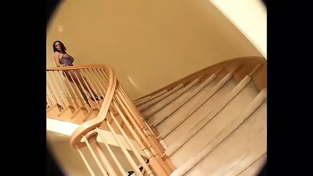 Gianna Michaels' natural tits jiggling as two big American cocks pound her cunt