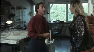 Moana Pozzi —  the Architect and His Secretary: Threesome Fuck in the Office