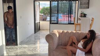 COME STEPSISTER DON'T MASTURBATE ANYMORE —  HERE'S MY COCK  My stepsister is addicted to sex and I take away her desire by fucking her in the ass 