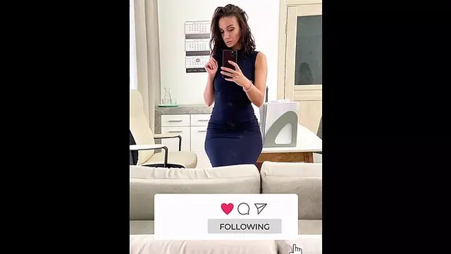 Office babe gets broken and nasty ass fuck