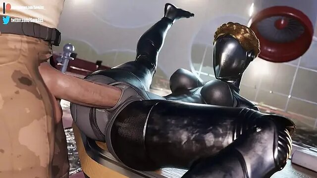 Slutty compilation with girl-on-girl action, DP, and 3D anime